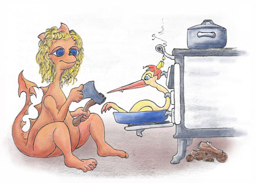 Moni macht Huhn © 1989 / 2007 M. Stoewer