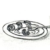SALATE: SALAT MIT GEBACKENEM MOZZARELLA. © 1996 / 2010 Stoewer